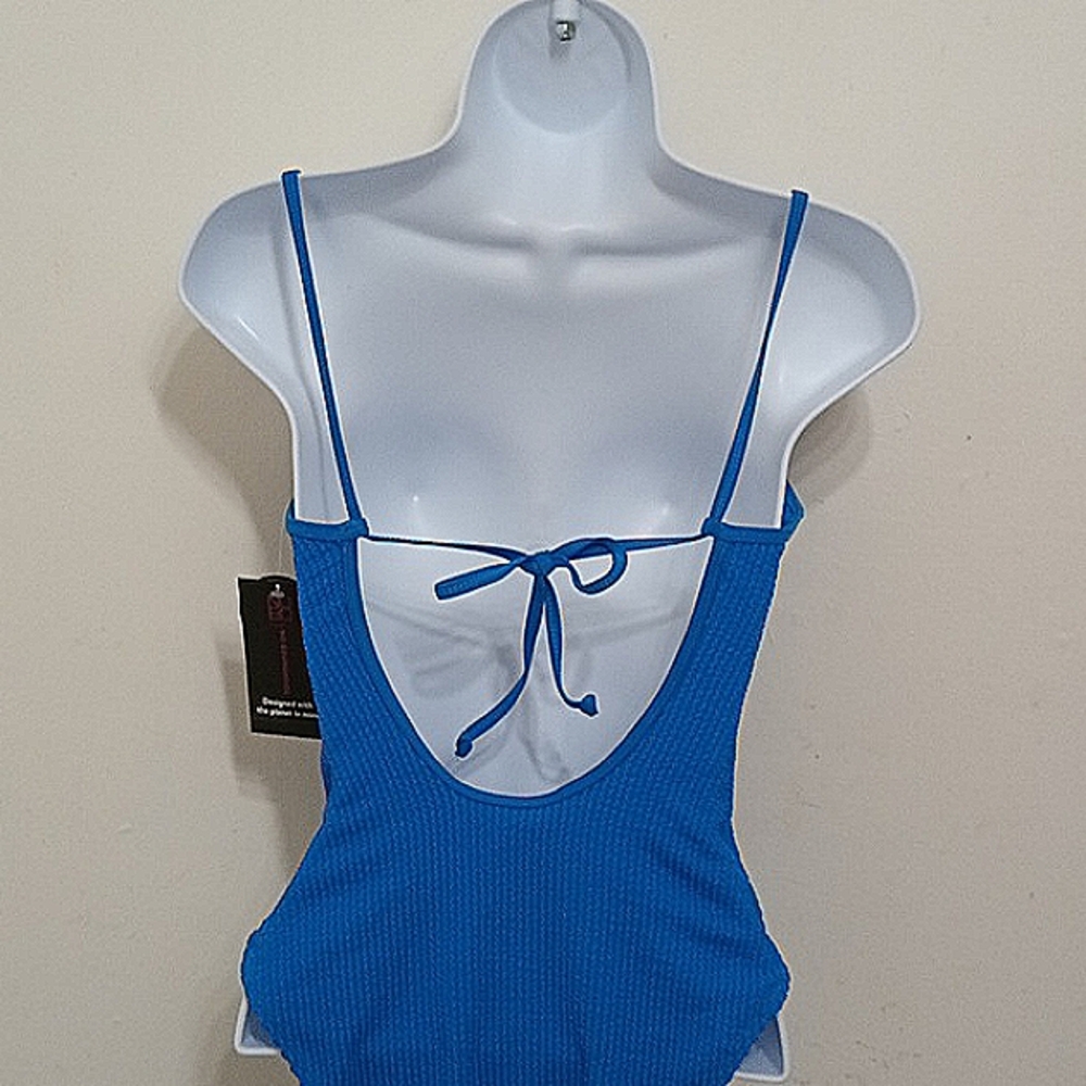 πNWT Swimsuit One Piece Push-Up Pads, Stretchable, Crinkle Design, Adjustable - Picture 5 of 10